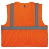 Glowear By Ergodyne L Orange Mesh Hi-Vis Safety Vest Class 2 - Single Size 8210HL-S